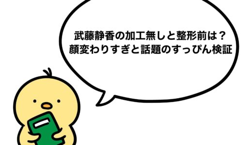 武藤静香の加工無しと整形前は？顔変わりすぎと話題のすっぴん検証